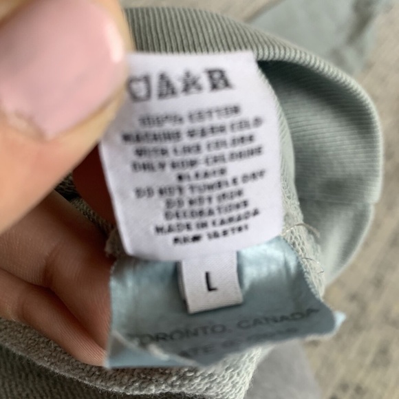 AIME LEON DORE crewneck baby blue sweatshirt size L - Picture 3 of 7